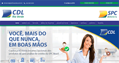 Desktop Screenshot of cdlrioverde.com.br