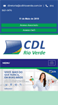 Mobile Screenshot of cdlrioverde.com.br