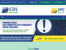 Tablet Screenshot of cdlrioverde.com.br